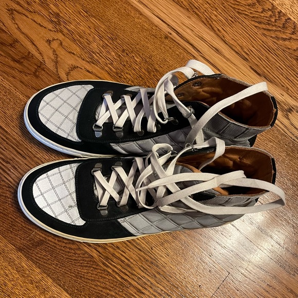 Marc Jacobs mens quilted high top sneakers - Picture 4 of 6